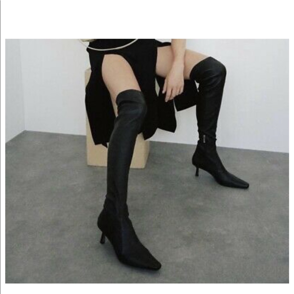 NWT Limited Addition Zara Leather Boot Size 40